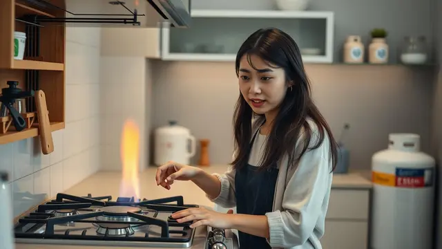 cara mengatasi gas tidak naik ke kompor