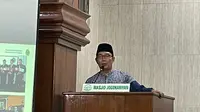 Ridwan Kamil mengisi kuliah subuh di Masjid Jogokariyan Yogyakarta, Rabu (6/4/2022).