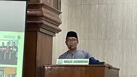 Ridwan Kamil mengisi kuliah subuh di Masjid Jogokariyan Yogyakarta, Rabu (6/4/2022).