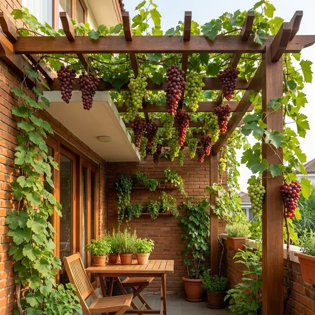 Vertical Garden Anggur (Gemini AI)