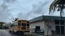 Topan Mawar membawa angin yang berpotensi bencana sedang menuju langsung ke Guam pada hari Rabu 24 Mei, sebuah AS wilayah di Pasifik yang merupakan pos penting militer Amerika. (AP Photo/Grace Garces Bordallo)