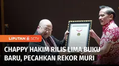 Mantan Kepala Staf TNI Angkatan Udara, Marsekal TNI (Purn) Chappy Hakim meluncurkan lima buku karangan terbarunya. Saat perilisan, kelima buku baru Chappy Hakim dianugerahi rekor MURI.