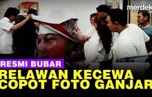 VIDEO: Copot Foto Ganjar, Alasan Relawan GP Mania Bubar Ngaku Kecewa Berat