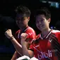 Ganda campuran Indonesia Tontowi Ahmad/Liliyana Natsir juara Malaysia Open Super Series Premier 2016 usai mengalahkan wakil tuan rumah, Chan Peng Soon/Goh Liu Ying, di final, Minggu (10/4/2016). (Liputan6.com/Humas PP PBSI)