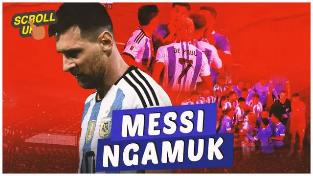 Berita video, scroll up kali ini membahas Lionel Messi yang mencekik pemain Uruguay saat kericuhan yang terjadi di pertandingan Kualifikasi Piala Dunia 2026.