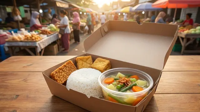 Ide Jualan Paket Nasi Rp10 Ribuan untuk Sahur/Gemini AI