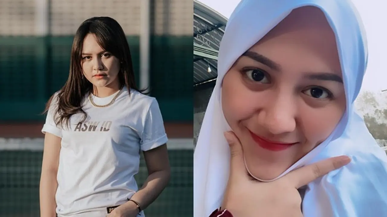 5 Potret Happy Asmara Pakai Hijab Warna Putih, Aura Terpancarkan