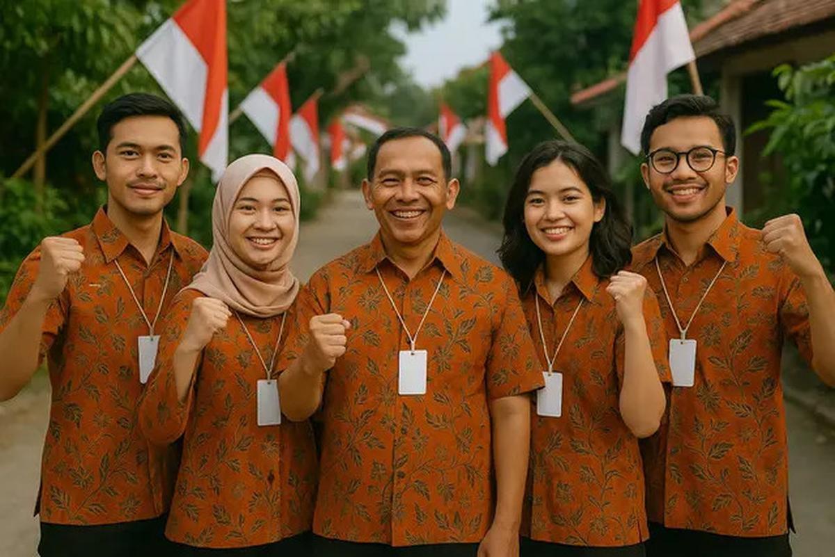 10 Warna Baju Batik yang Cocok untuk Panitia 17-an di Kampung, Bisa Jadi Referensi
