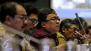 Menteri Keuangan Bambang Brodjonegoro mengikuti rapat kerja dengan Komisi XI di Komplek Parlemen Senayan, Jakarta, Selasa (6/10/2015). Rapat tersebut membahas rencana kerja dan anggaran Kementrian Keuangan tahun 2016. (Liputan6.com/Johan Tallo)