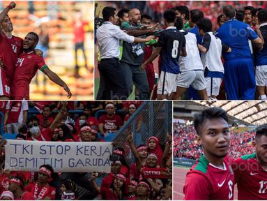 Berikut ini lima momen menarik Timnas Indonesia saat mengalahkan Kamboja 2-0 pada laga terakhir Grup B SEA Games 2017 Malaysia. (Bola.com/Vitalis Yogi Trisna)