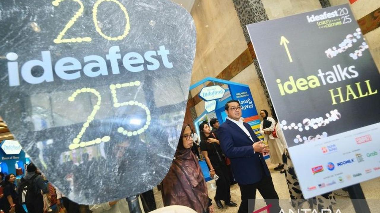Sudah 13 Tahun Konsisten, Menteri Ekraf Apresiasi IdeaFest 2025 sebagai Wadah Inovasi Kreatif