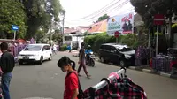 Posko pemenangan pasangan Ahok-Djarot di Rumah Lembang terlihat sepi, Selasa (13/12/2016) pagi. (Liputan6.com/Fachrur Rozie)
