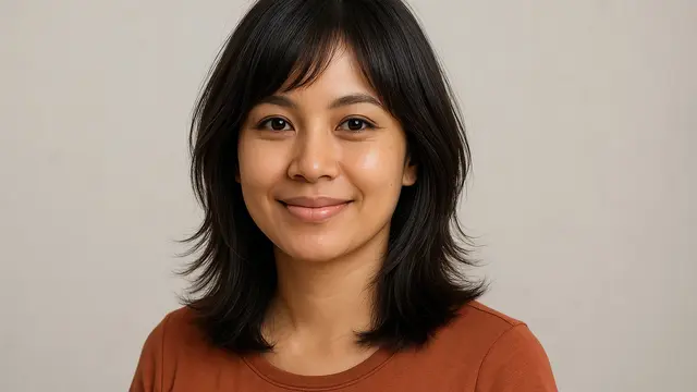 Model Rambut Shaggy Layer Ibu-Ibu 2025 Agar Terlihat Natural Muda/Ilustrasi AI