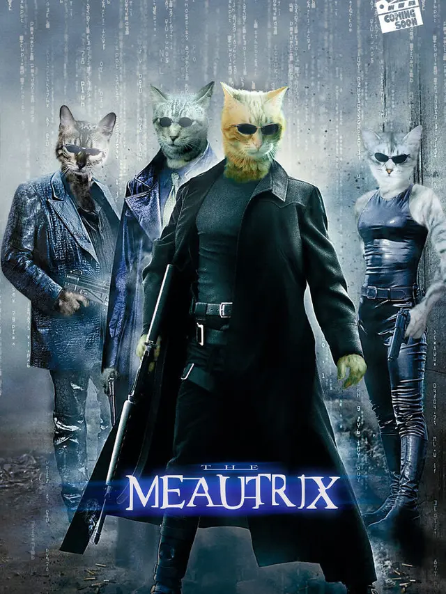 8 Parodi Poster Film Ini Kocak, Peran Utama Diganti Kucing Lucu