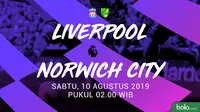 Premier League - Liverpool Vs Norwich City (Bola.com/Adreanus Titus)