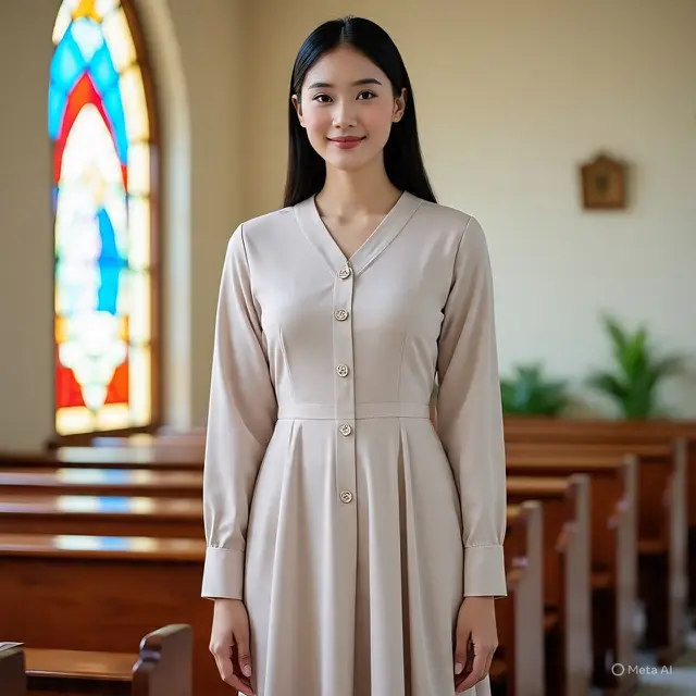 Model Baju Gereja Wanita Terbaru
