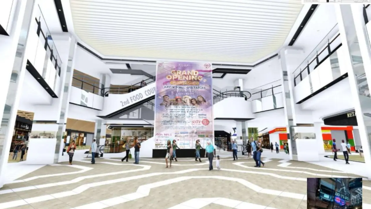 AEON Mall Deltamas Hadir Dengan Banyak Ruang Terbuka Hijau