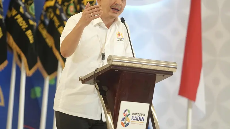 Arsjad Rasjid terpilih secara aklamasi menjadi Ketum Kadin Indonesia periode 2021-2026  di MUnas Kadin VIII Sulawesi Tenggara.(Foto: Dokumen Kadin)