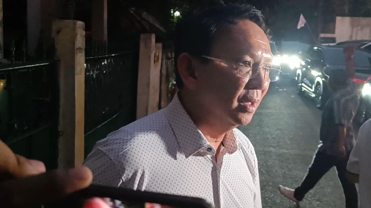 Potret Anies Baswedan dan Ahok Melayat ke Rumah Najwa Shihab