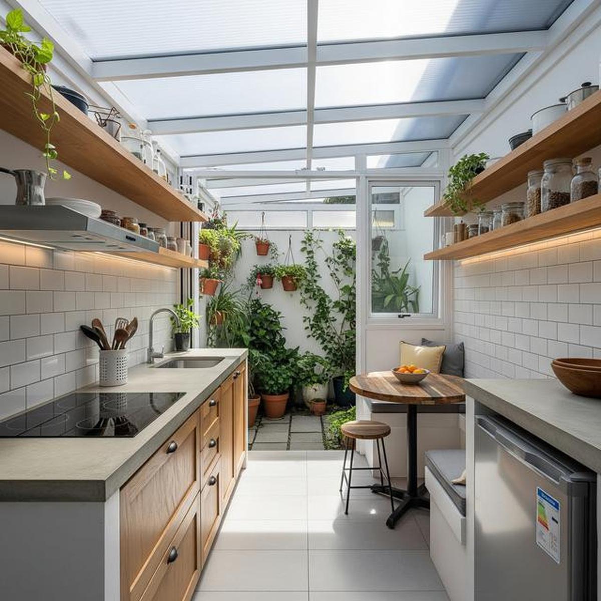 7 Ide Dapur Semi Outdoor Anti Pengap untuk Rumah Tipe 36, Nyaman dan Fungsional
