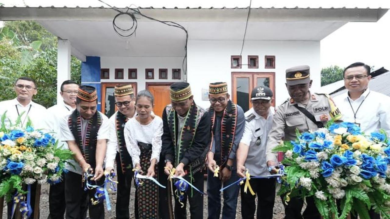 Program Bedah Rumah TASPEN dan Mandiri Taspen di NTT Tingkatkan Kesejahteraan Warga