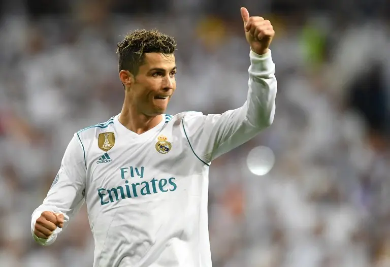 Penyerang Real Madrid, Cristiano Ronaldo, memiliki catatan gemilang ketika berjumpa Liverpool dalam sejarah kariernya. (AFP/Christof Stache)