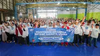 Ratusan warga yang tergabung dalam Paguyuban Keluarga Betawi Jakarta Utara mendeklarasikan dukungannya terhadap Partai Amanat Nasional (PAN). (Istimewa)