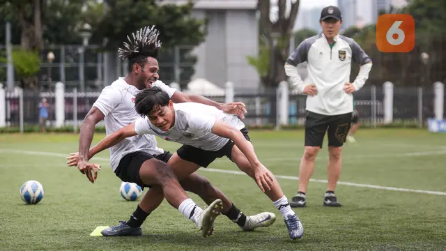 Latihan Timnas Indonesia U-20 untuk Piala Asia U-20 2023