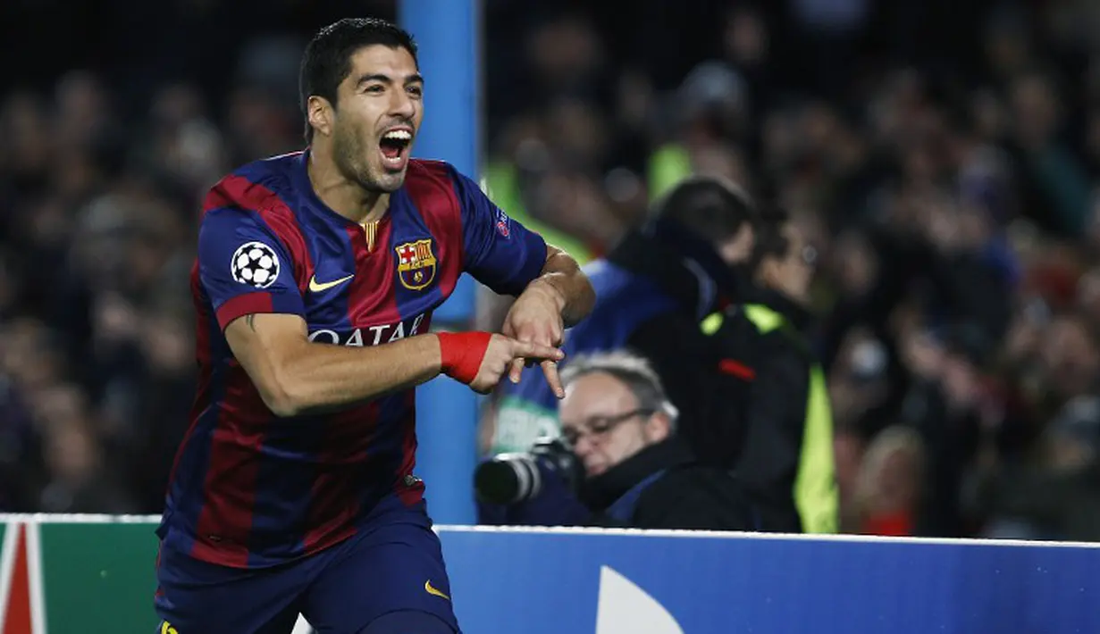 Barcelona memboyong Luis Suarez dari Liverpool dengan bandrol 65 juta Pounds (Rp1,25 triliun) (AFP Photo)