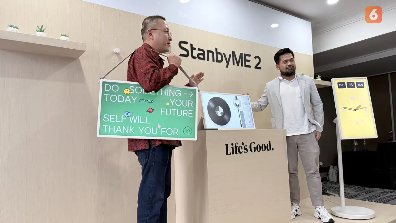 Peluncuran LG StanbyME 2 di Jakarta. Liputan6.com/Iskandar