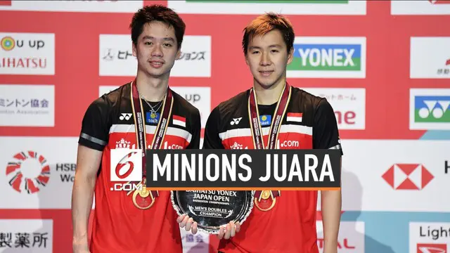 Ganda Kevin Sanjaya Sukamuljo / Marcus Fernaldi Gideon sukses raih juara di turnamen Japan Open 2019. Hari Minggu (28/7) minions kalahkan Hendra Setiawan / Mohammad Ahsan di final.