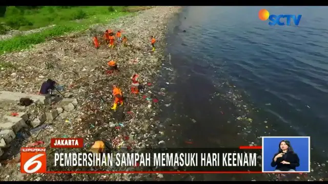 Sebelumnya, temuan lautan sampah plastik terlihat di kawasan Muara Angke. Banyaknya sampah bahkan menyebar hingga 1,5 hektare ke kawasan konservasi taman hutan mangrove.