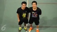 M Ahsan (kiri) dan Hendra Setiawan (Liputan6.com/Helmi Fithriansyah)