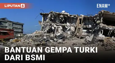 Bantuan dari BSMI Untuk Korban Gempa Turki