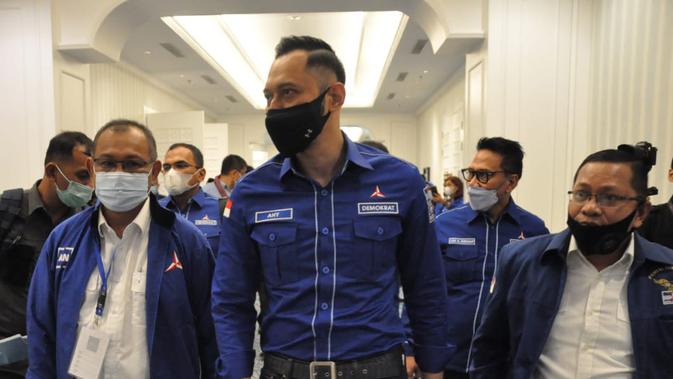 AHY saat silaturahmi dengan Paslon Pilkada Medan, Akhyar-Salman (Istimewa)