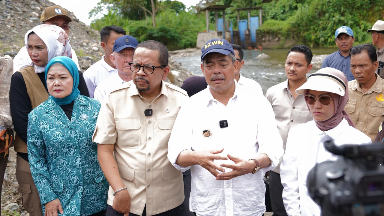 Wakil Kepala Staf Kepresidenan Kunjungi Kabupaten Lahat Tinjau Irigasi Hasil Efisiensi Pemkab