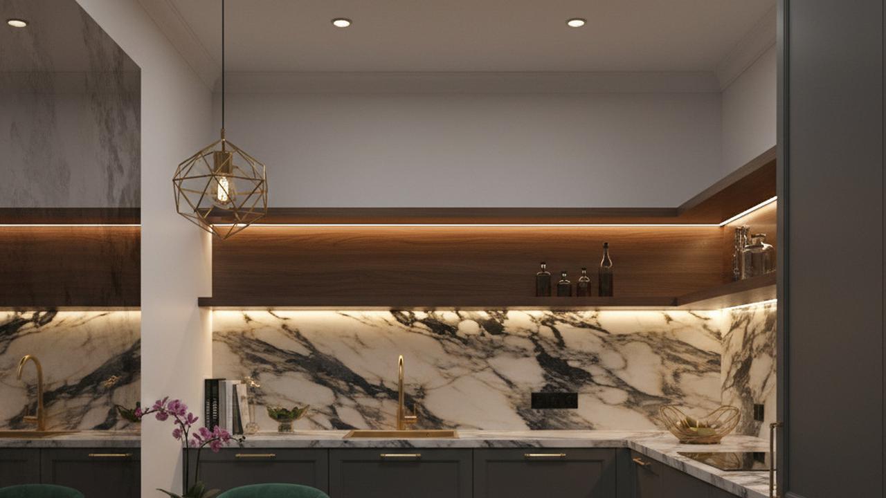 Minimalis Modern dengan Sentuhan Kemewahan (Luxury Modern Minimalist)