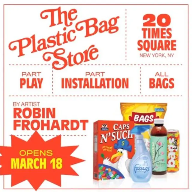 Instalasi Seni Kantong Plastik di New York,  Amerika Serikat