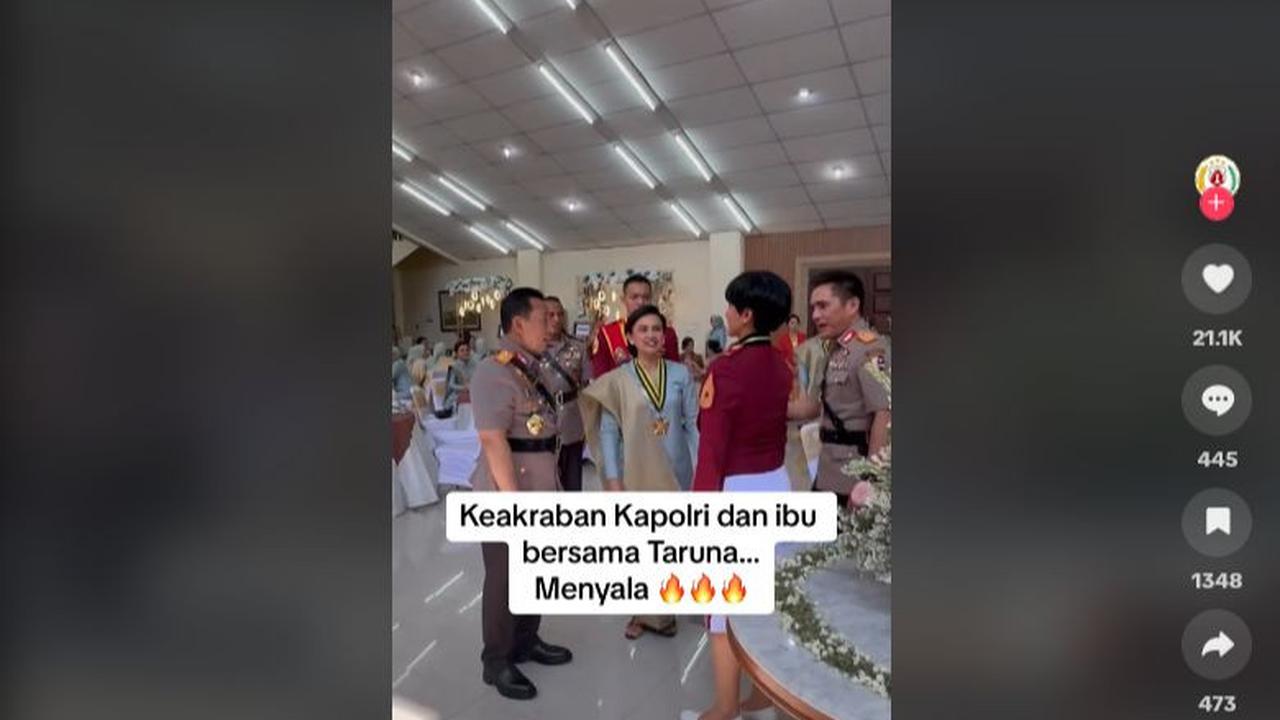 Fabiola juga tidak lupa memberikan salam hormat kepada Kapolri. <br>