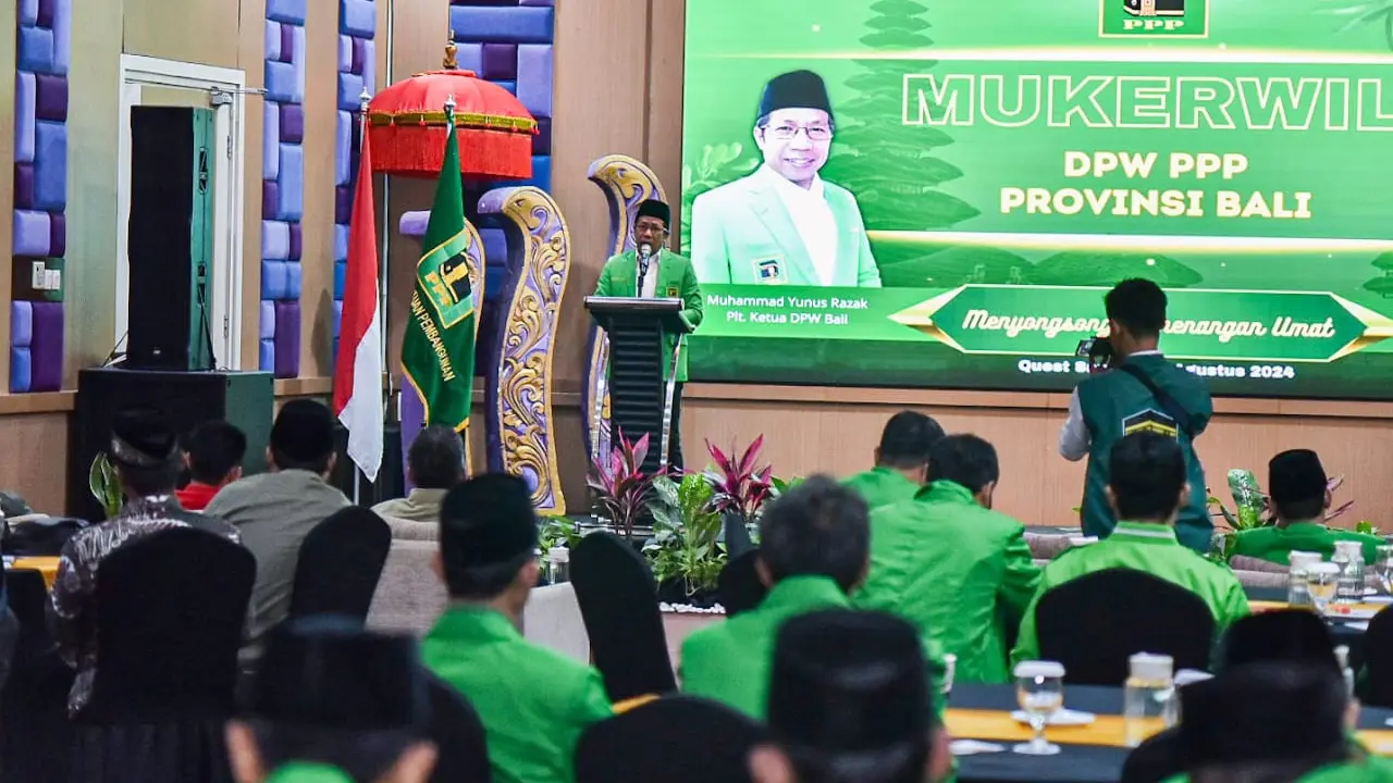 Musyawarah Kerja Wilayah (Mukerwil) Partai Persatuan Pembangunan (PPP) di Denpasar, Kamis (15/8/2024). (Istimewa)