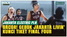 Pastikan Tiket Final Four, Jakarta Electric PLN Libas Jakarta Livin' Tanpa Ampun!