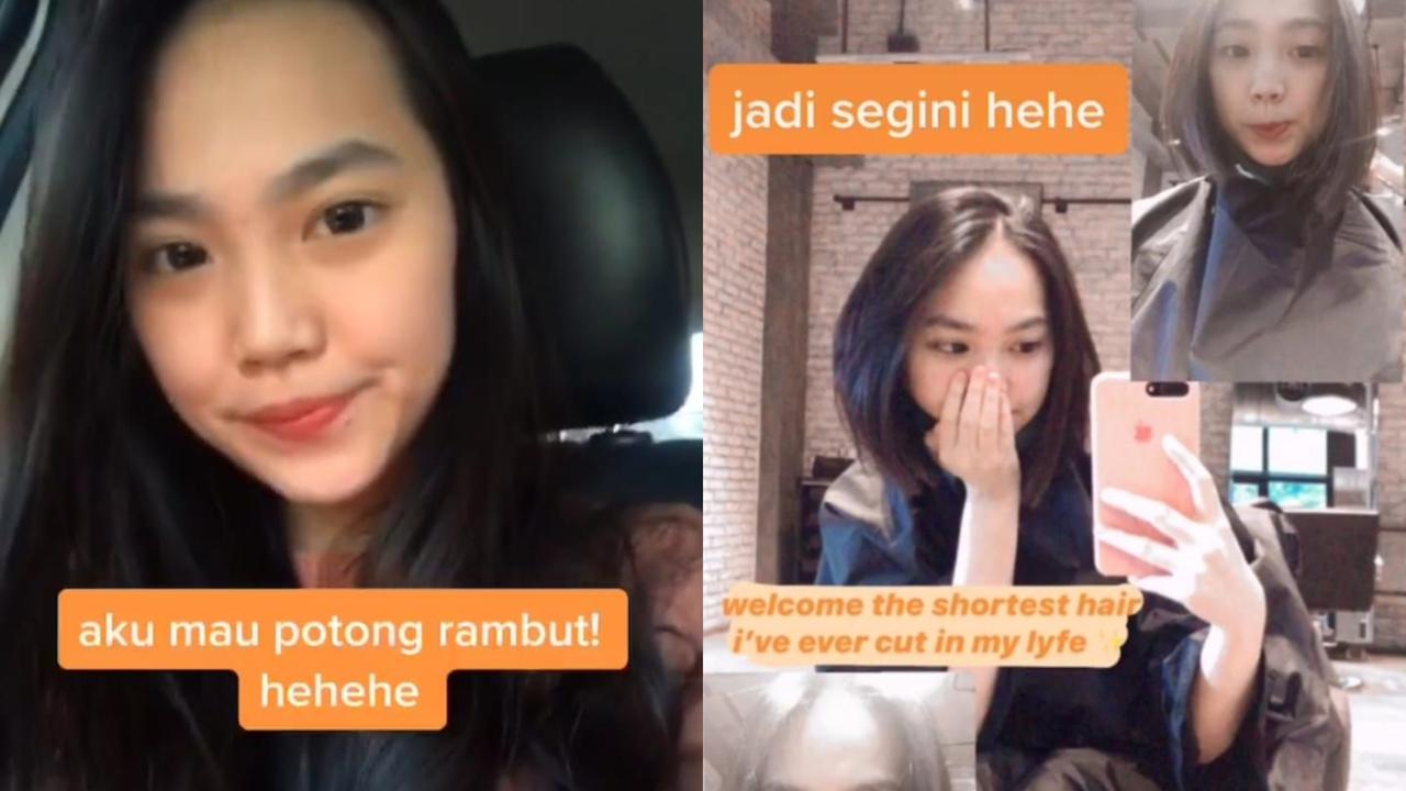 Cristina Lawby Pangkas Rambut untuk Yayasan Kanker