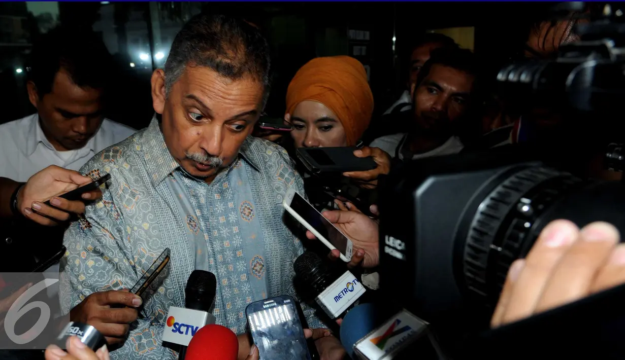 Dirut PT PLN, Sofyan Basir mengatakan apabila perlu, pihaknya akan mengajak KPK bekerja sama dalam pengawasan proyek listrik 35.000 MW tersebut, Jakarta, Senin (30/5/2016). (Liputan6.com/Helmi Afandi)