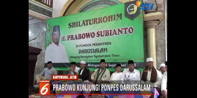 Prabowo Bicara Kebangsaan di Ponpes Darussalam Banyuwangi