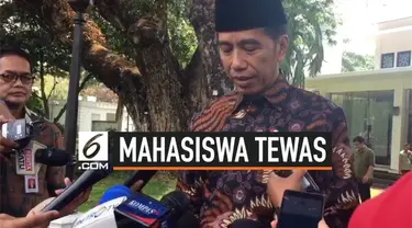 Presiden Joko Widodo atau Jokowi belasungkawa yang mendalam atas meninggalnya dua mahasiswa Universitas Halu Oleo bernama Randy dan Yusuf Kardawi. Keduanya meninggal saat melakukan aksi menolak RKUHP di Gedung DPRD Sulawesi Tenggara, Kamis kemarin.