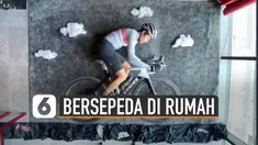 Bagi Quek Shio, anjuran diam di rumah tak menghalangi niat 'bersepeda'.