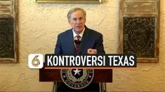 Gubernur Texas, Greg Abbott memutuskan untuk seratus persen membuka kembali operasional bisnis di Texas dan menghapuskan mandat penggunaan masker meski kematian akibat virus corona di wilayahnya tembus 42 ribu orang.