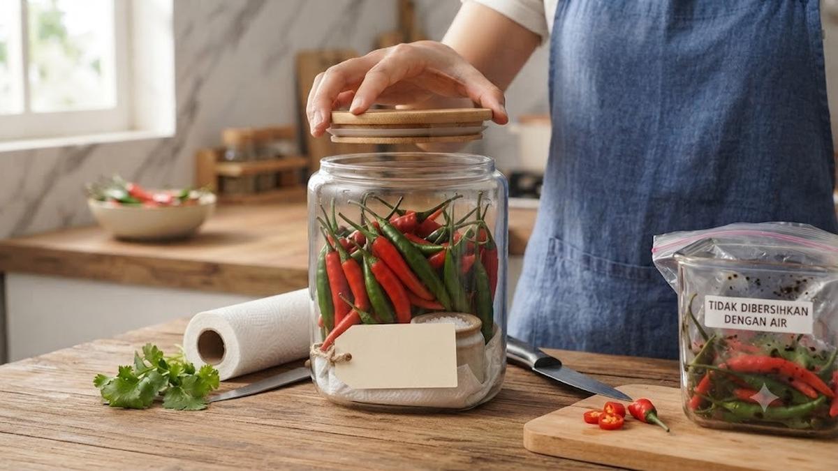 Lifehack Mencegah Cabai Agar Tak Mudah Busuk Menurut Penelitian, Jangan Simpan Sembarangan