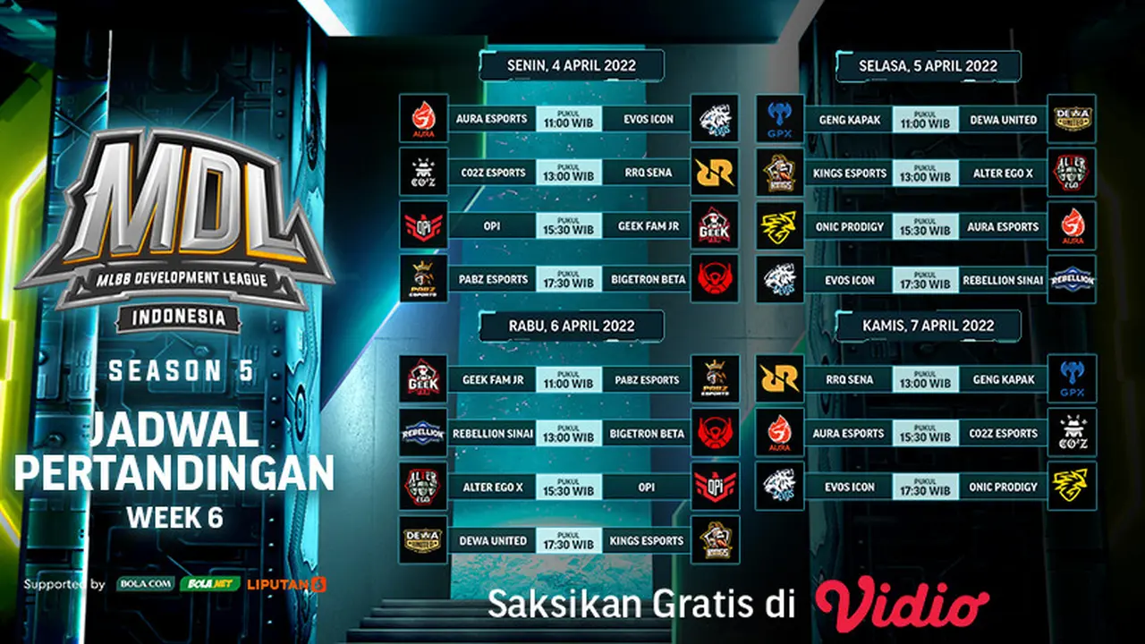 Link Live Streaming MDL Indonesia Season 5 di Vidio Pekan Keenam, 4-7 April 2022