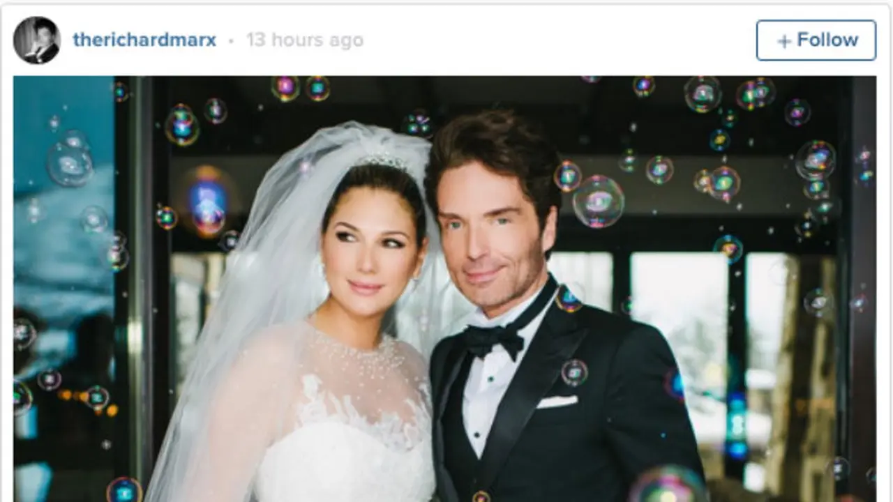 Pernikahan Richard Marx dan Daisy Fuentes 